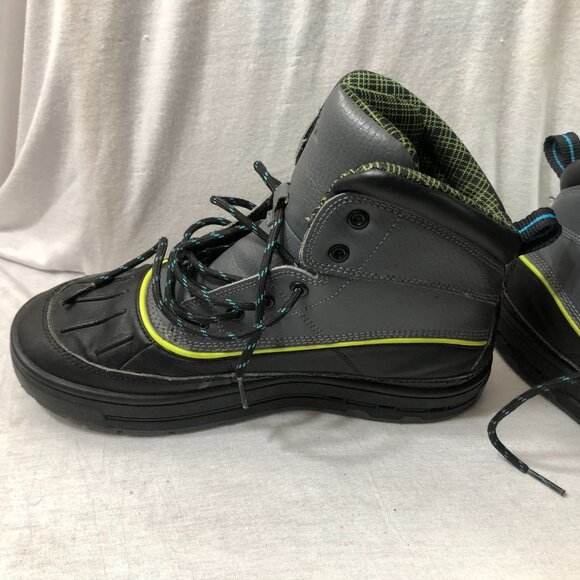 Nike ACG Boys Woodside High Gs Boots Gray/Black Lace Up Size 6Y - Picture 3 of 6